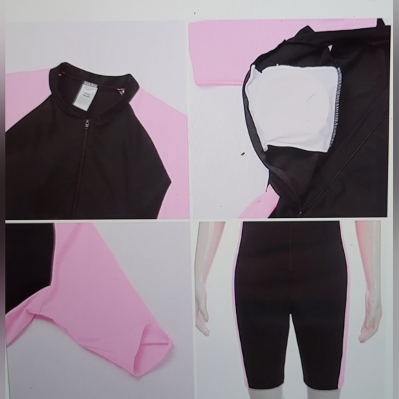 NWT Rashguard One Piece Short Sleeve Zip Up Size XL - Picture 6 of 11